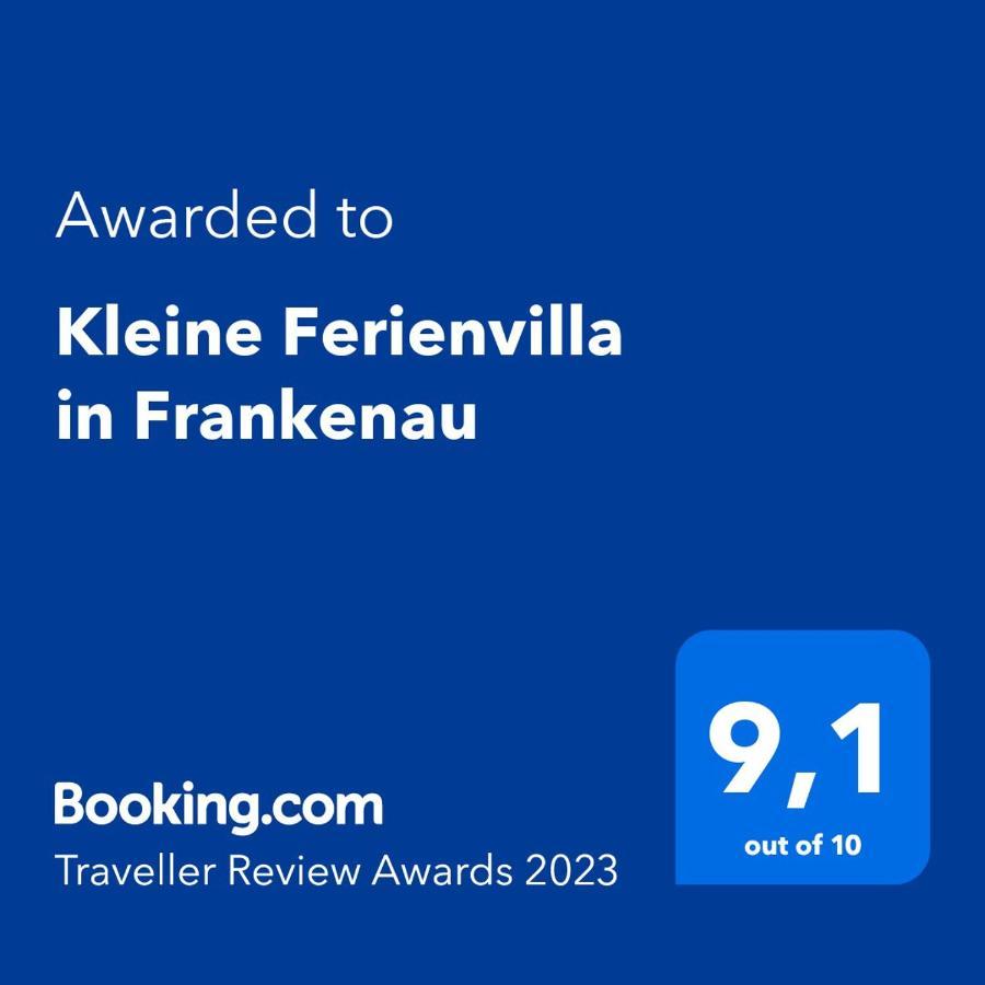 Kleine Ferienvilla in Frankenau Buitenkant foto