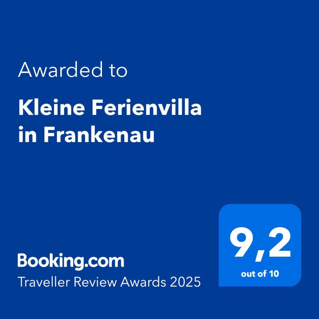 Kleine Ferienvilla in Frankenau Buitenkant foto